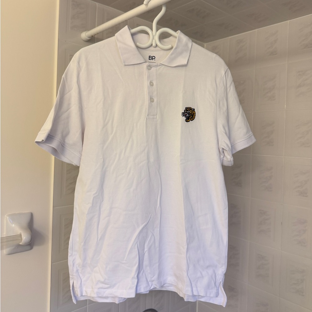 Tiger logo t shirt polo